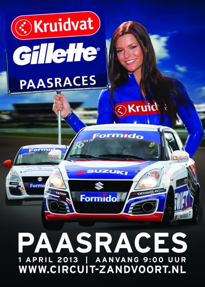 Indrukwekkend programma van de Kruidvat Gillette Paasraces op Zandvoort